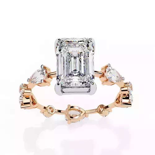 Solitaire Diamond Ring 360 animation renders 3dm stl  3D print model