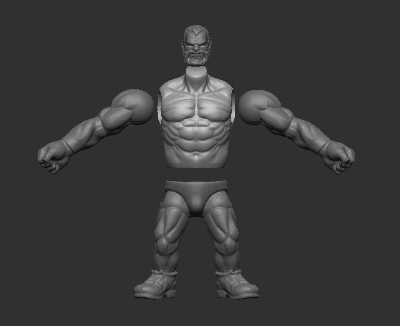 Bluto - 3d scanned toy for educational purpose 3D print model_1