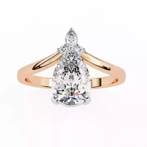 Solitaire Diamond Ring 360 animation renders 3dm stl 