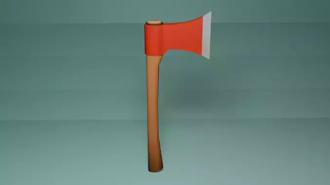 Low-Poly Stylized Axe