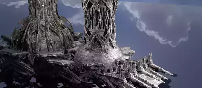 Mordred Knights tower kitbash