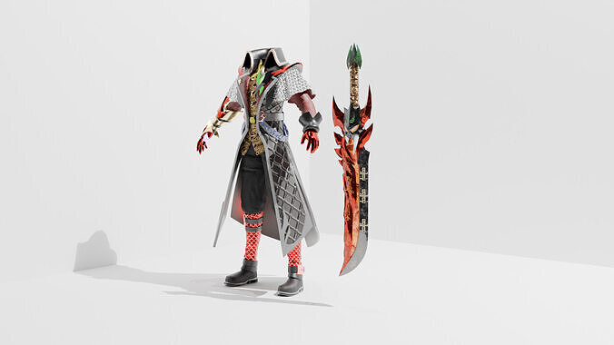 lucard texture substance painter and fbx blender file  3D model