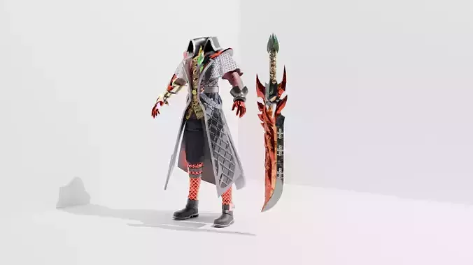 lucard texture substance painter and fbx blender file 