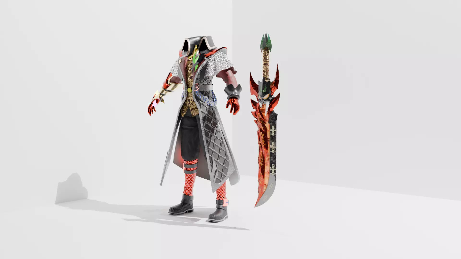 lucard texture substance painter and fbx blender file  3D model_0