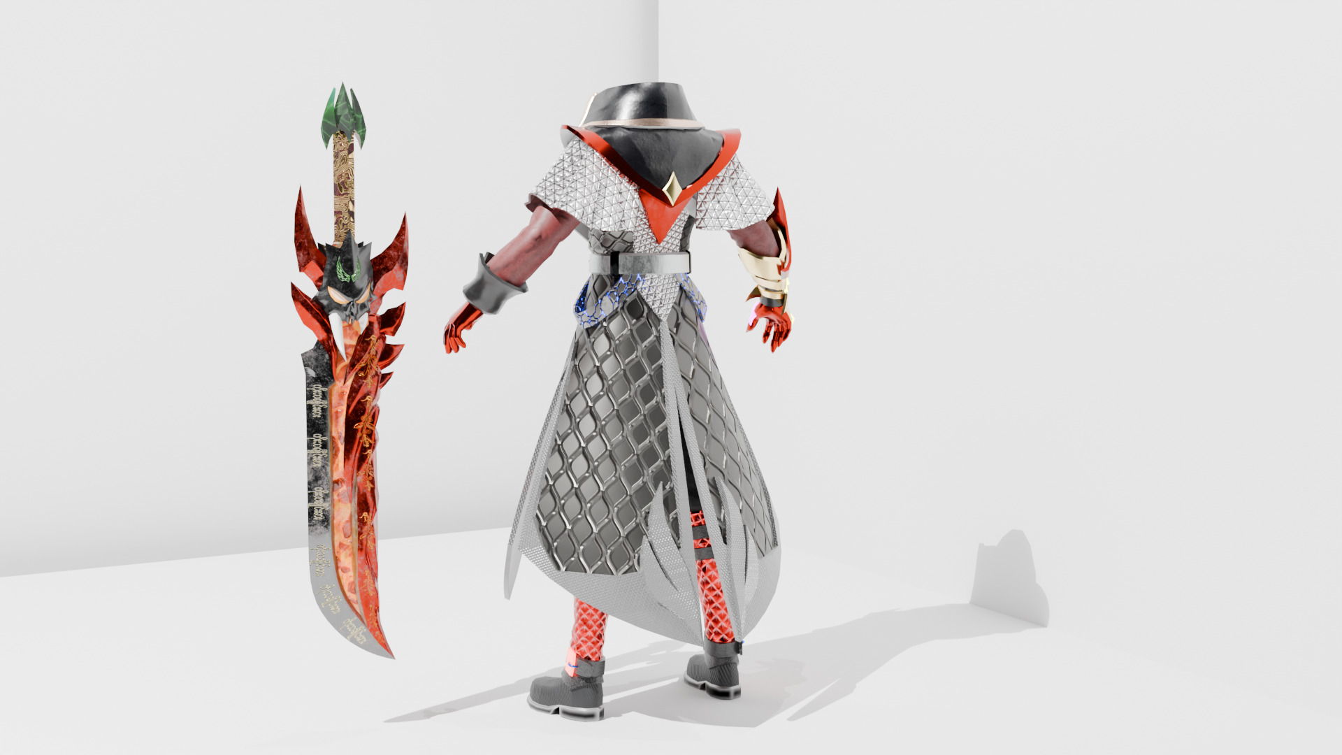 lucard texture substance painter and fbx blender file  3D model_2