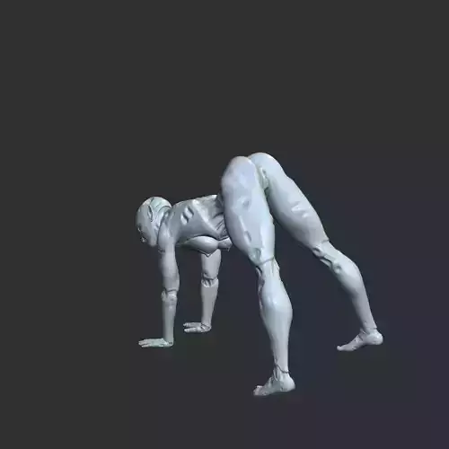 Futuristic AI Hologram Girl NSFW 3D Model 3D print model