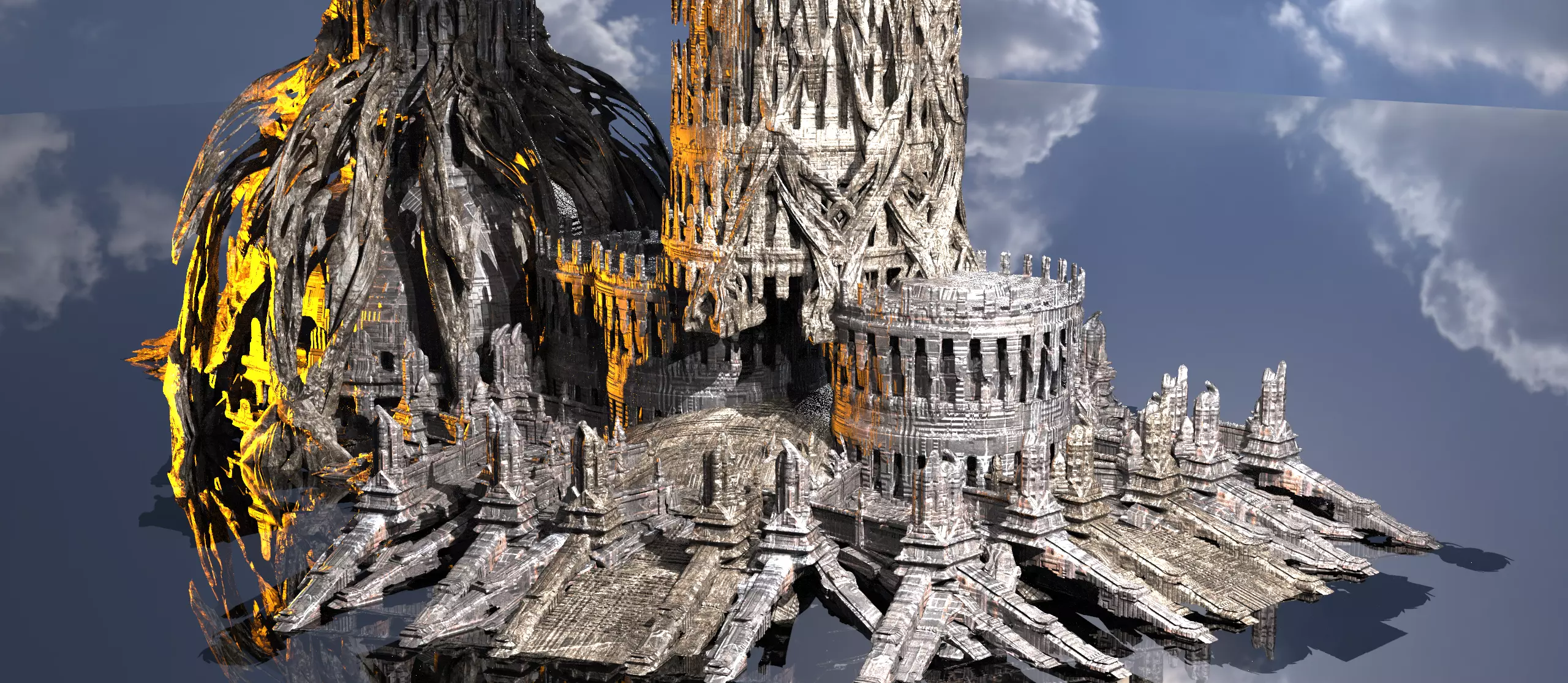 Elden Kingdoms Mordred Tower collection 1 3D model_0