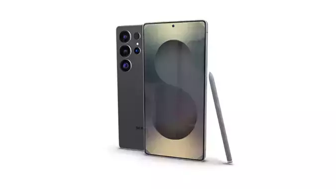 Samsung Galaxy S25 Ultra in Titanium Black