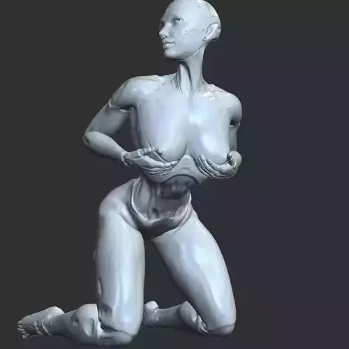 Erotic Sci-Fi Queen 3D Print Ready STL