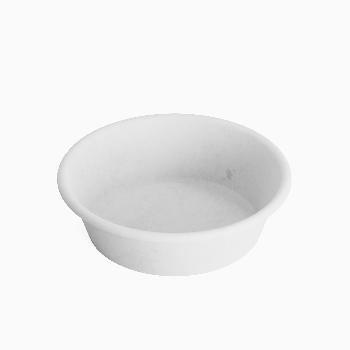 Simple Plastic Wash Basin B Set Low-poly 3D model_6