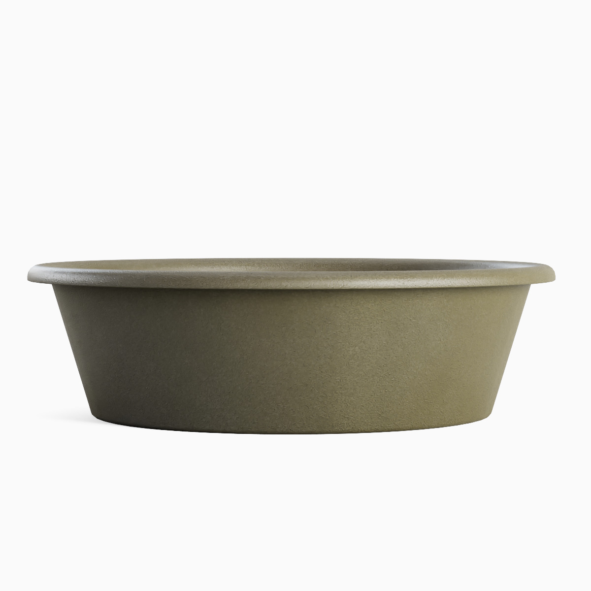 Simple Plastic Wash Basin B Set Low-poly 3D model_9