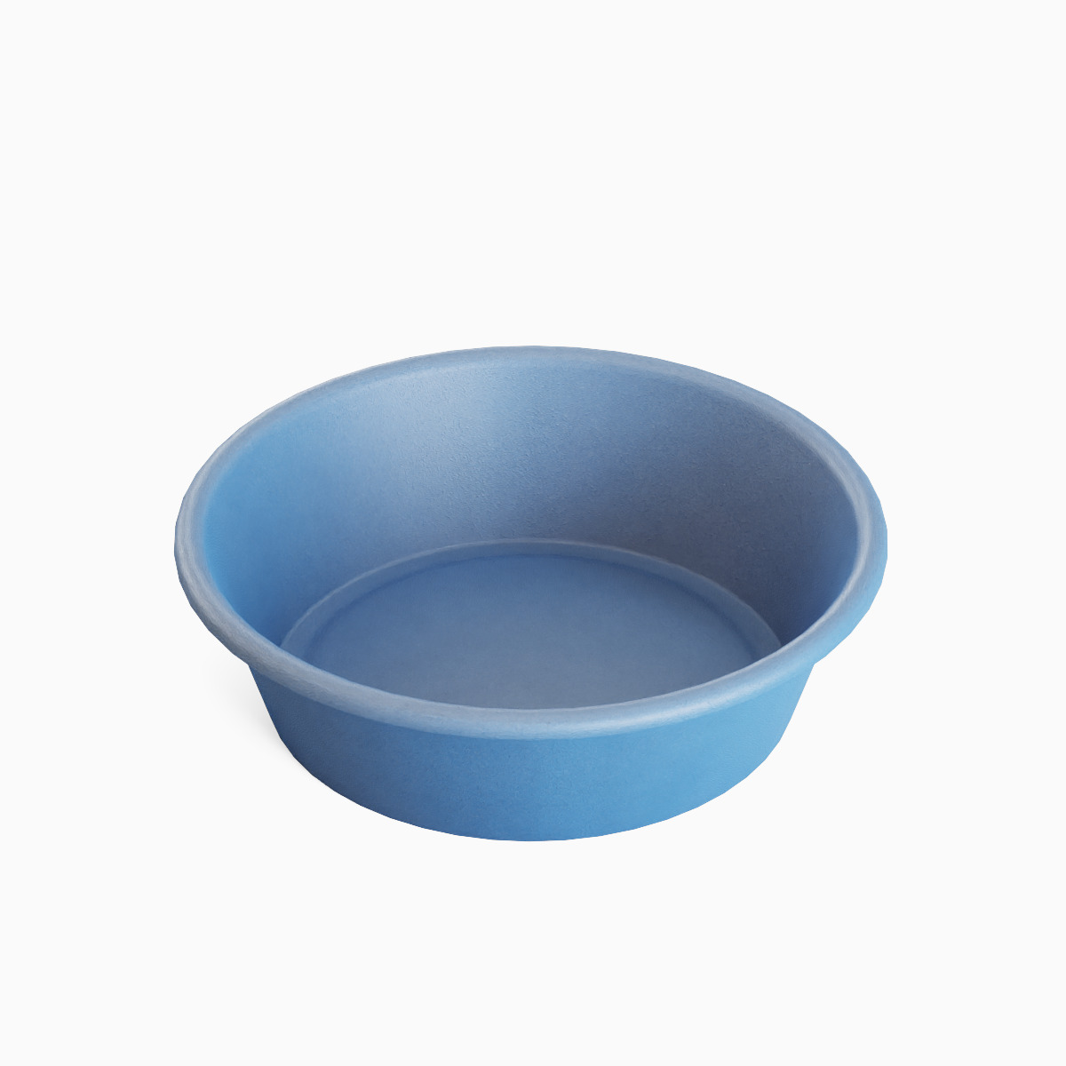 Simple Plastic Wash Basin B Set Low-poly 3D model_24