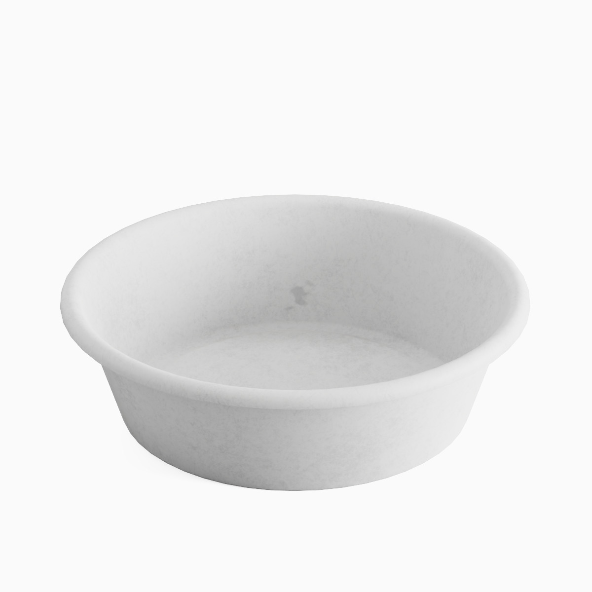 Simple Plastic Wash Basin B Set Low-poly 3D model_4