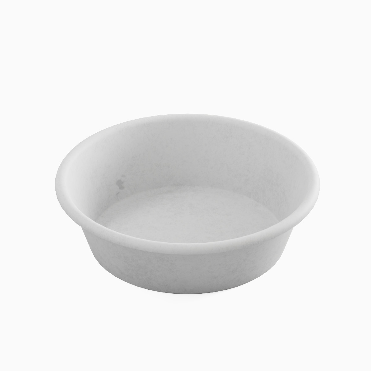 Simple Plastic Wash Basin B Set Low-poly 3D model_5