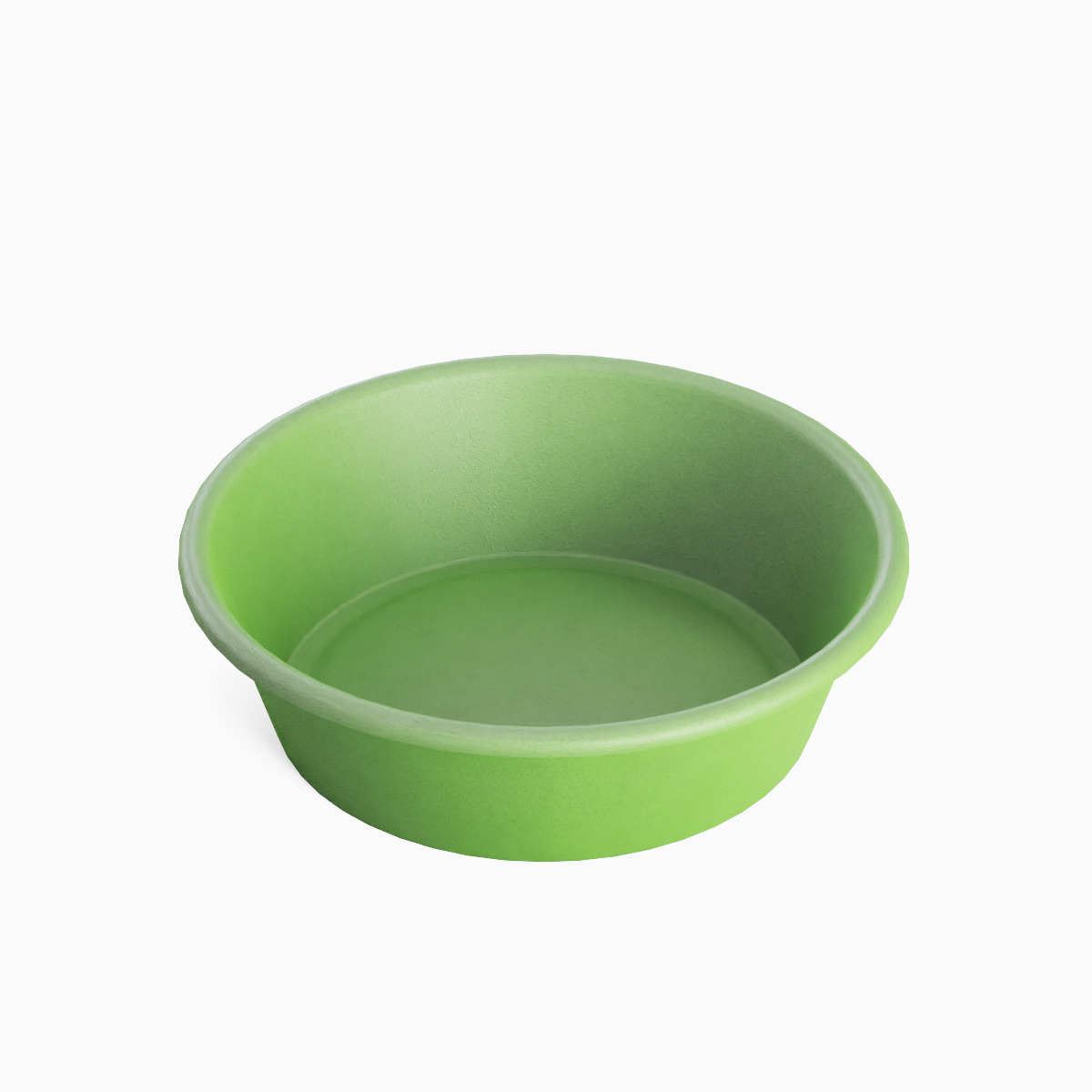 Simple Plastic Wash Basin B Set Low-poly 3D model_18