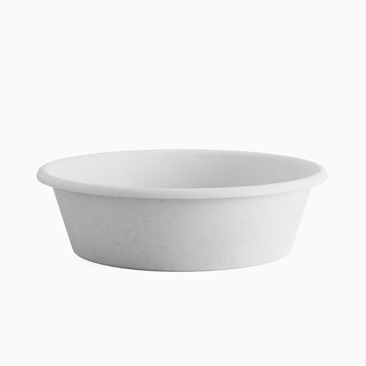 Simple Plastic Wash Basin B Set Low-poly 3D model_1