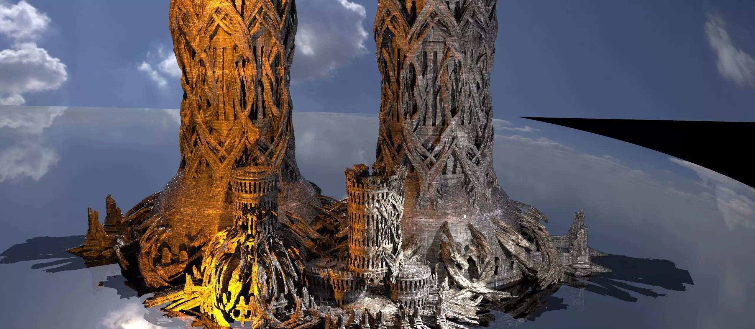 Elden Kingdoms Mordred Tower collection 2 3D model