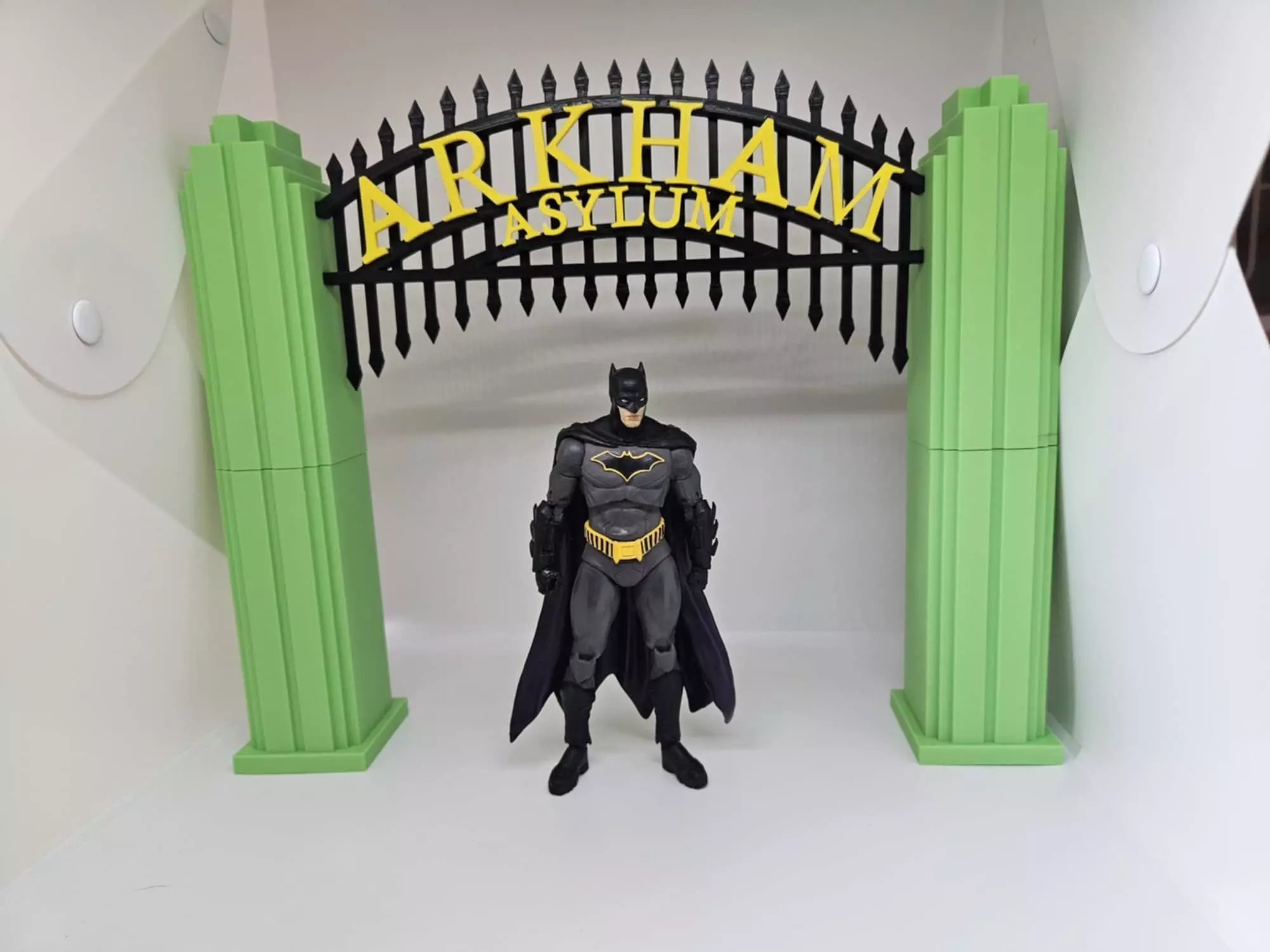 Arkham Asylum Gate for Diorama 3D print model