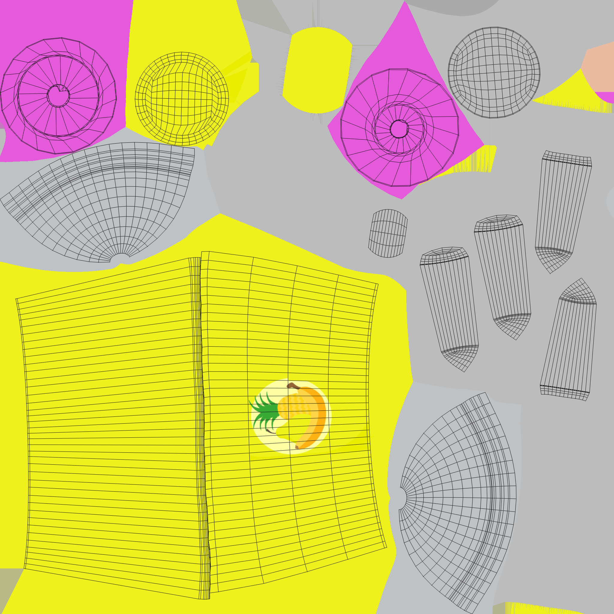 Low-Poly Cartoon Cup Paper 01 Low-poly 3D model_6