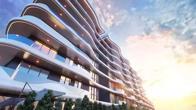 Residential Exterior 3D Sketchup Model and Lumion 12 File 