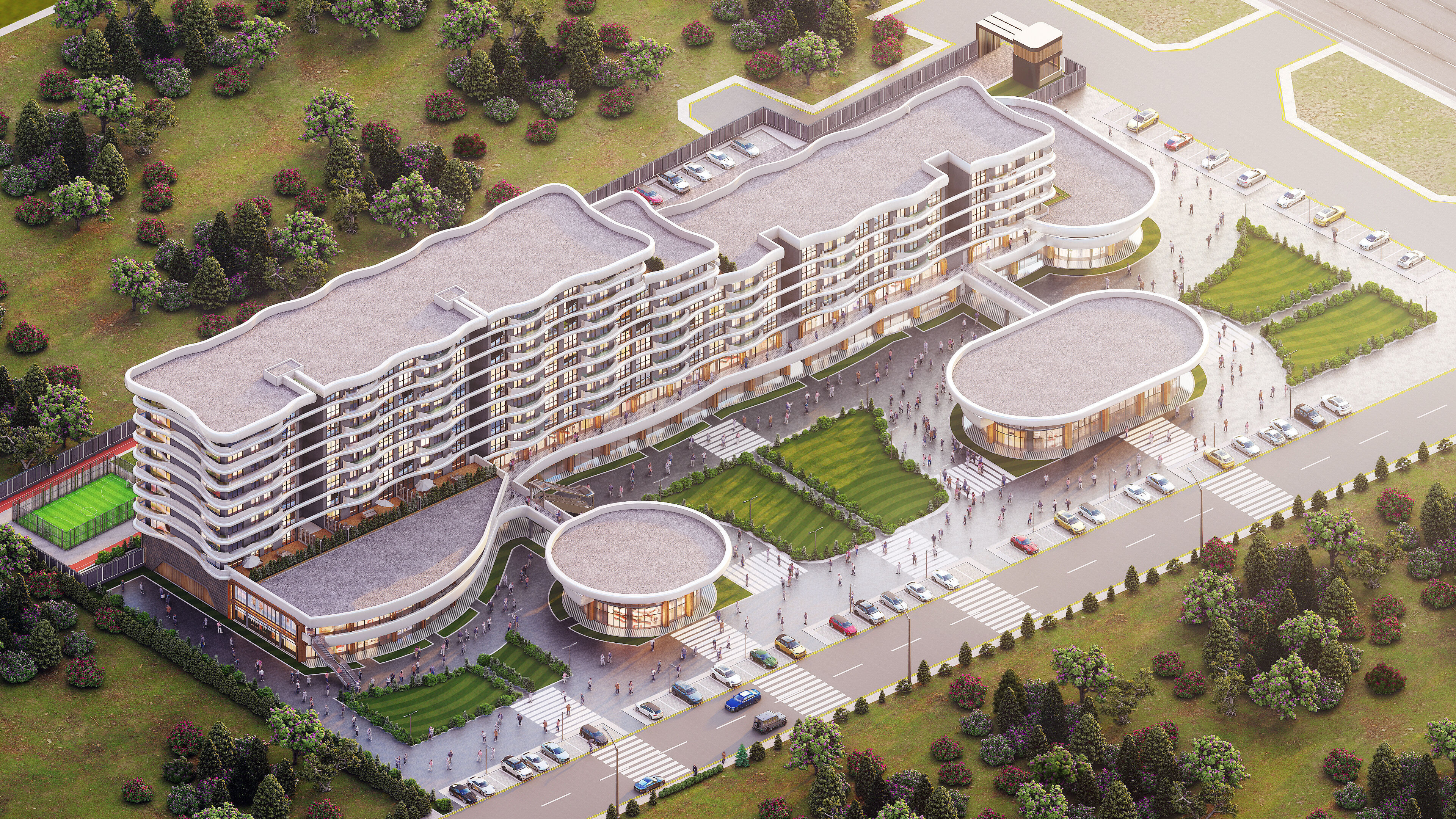 Residential Exterior 3D Sketchup Model and Lumion 12 File  3D model_3