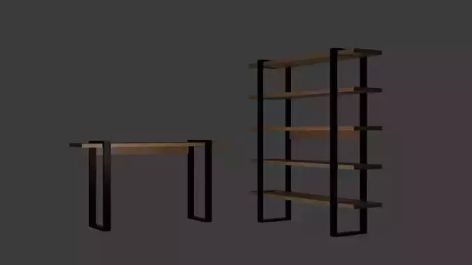 Shelfnand side table