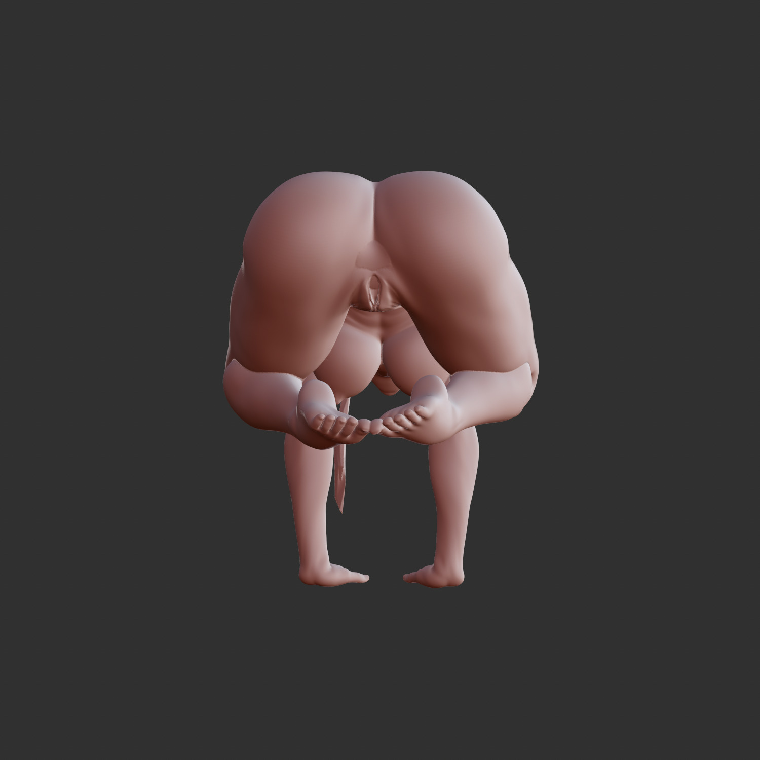 Perfect-Body Ecchi Girl NSFW 3D Model STL 3D print model_4