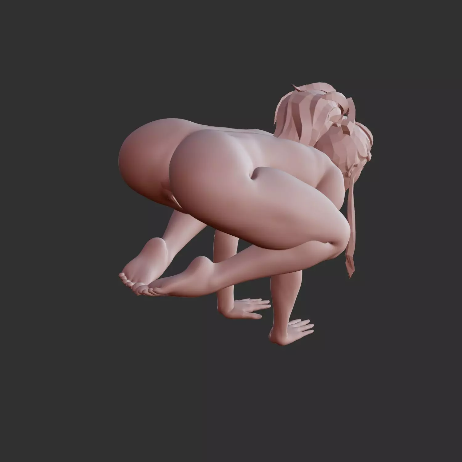 Perfect-Body Ecchi Girl NSFW 3D Model STL 3D print model_0