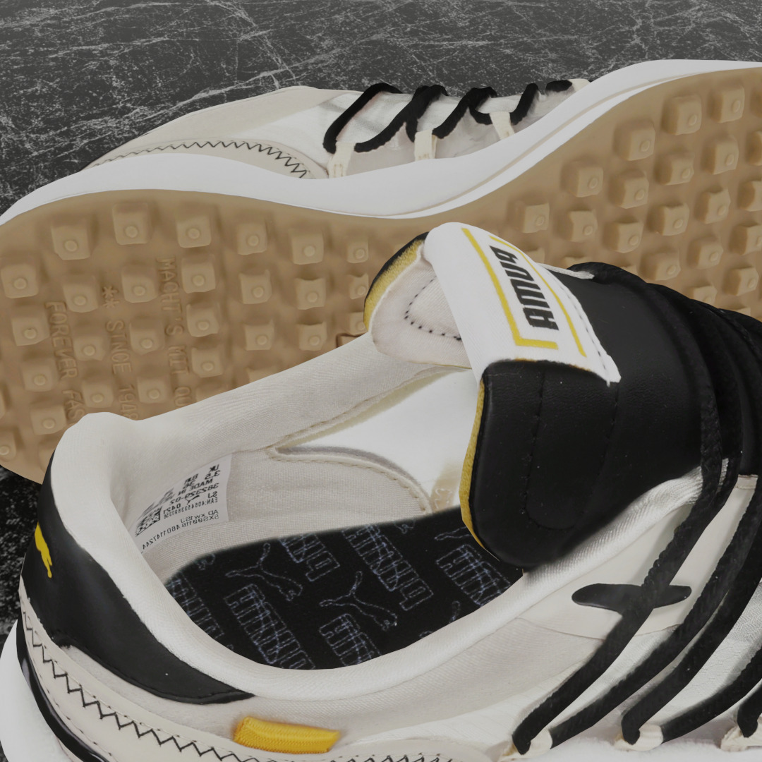 PUMA LACE RIDER 3D SHOES Low-poly 3D model_10