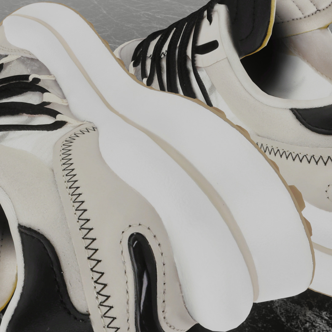 PUMA LACE RIDER 3D SHOES Low-poly 3D model_8