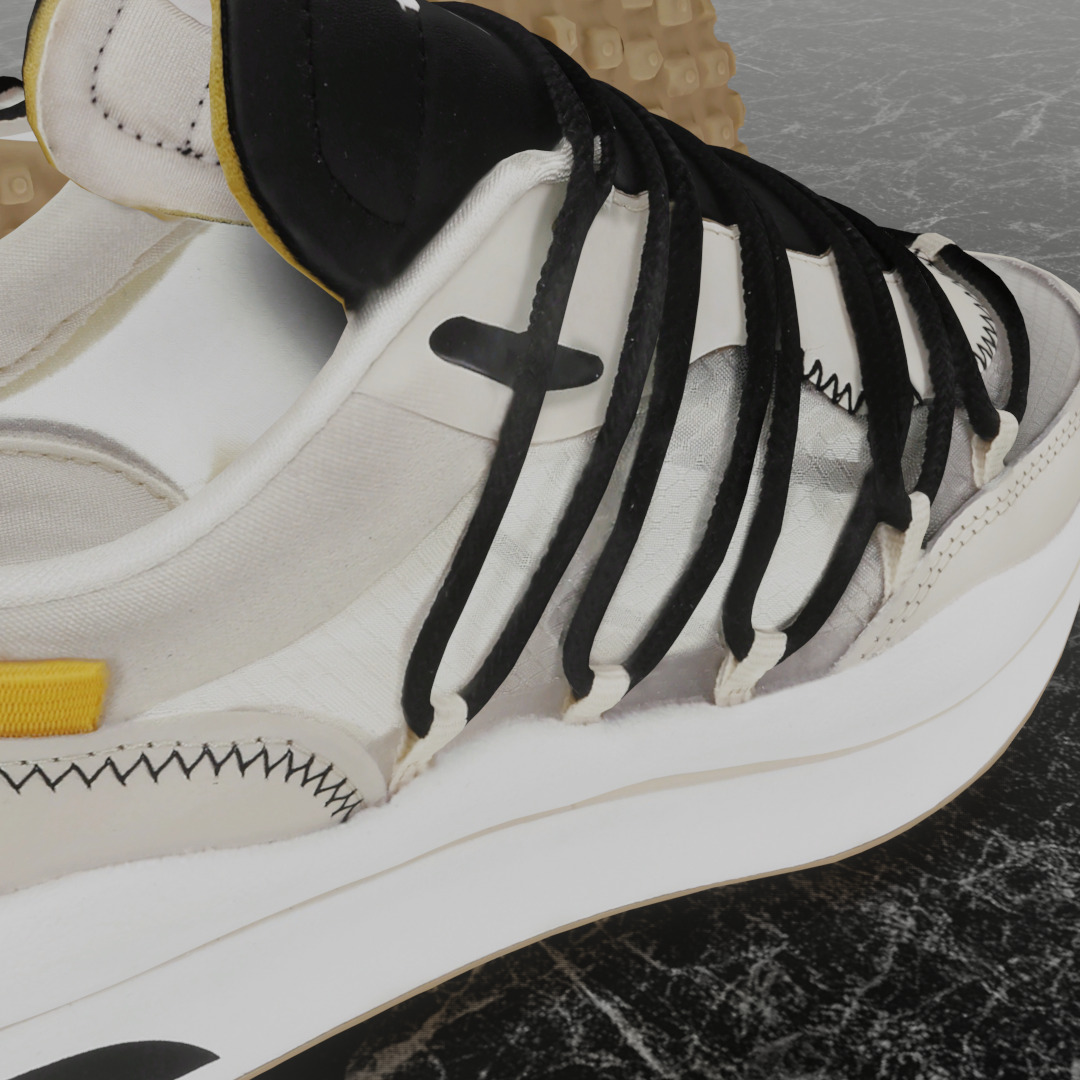 PUMA LACE RIDER 3D SHOES Low-poly 3D model_12