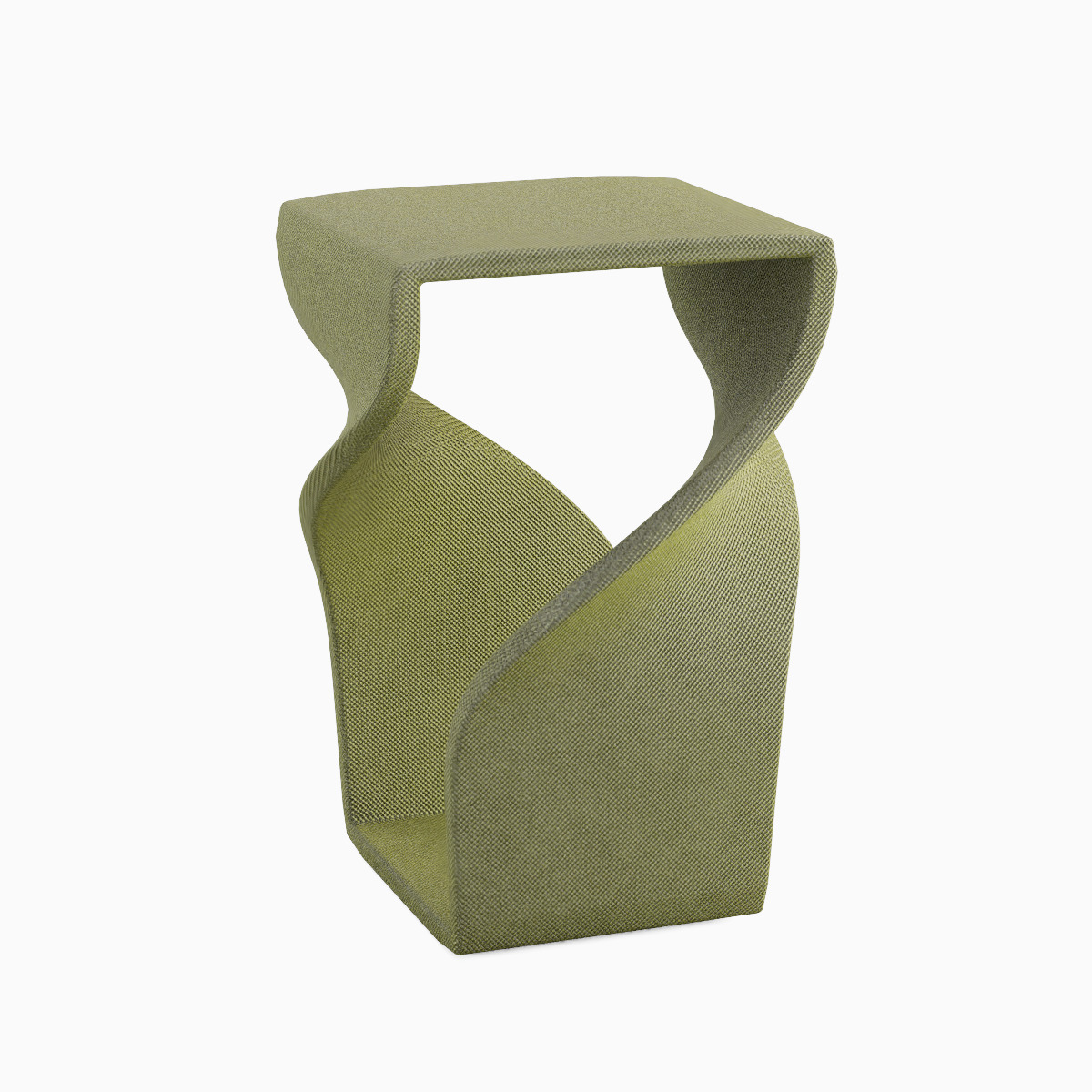 Twisted Stool for Childs Set Low-poly 3D model_20