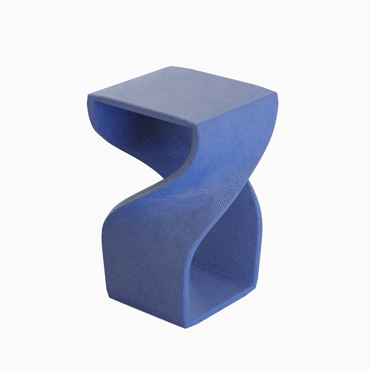 Twisted Stool for Childs Set Low-poly 3D model_19