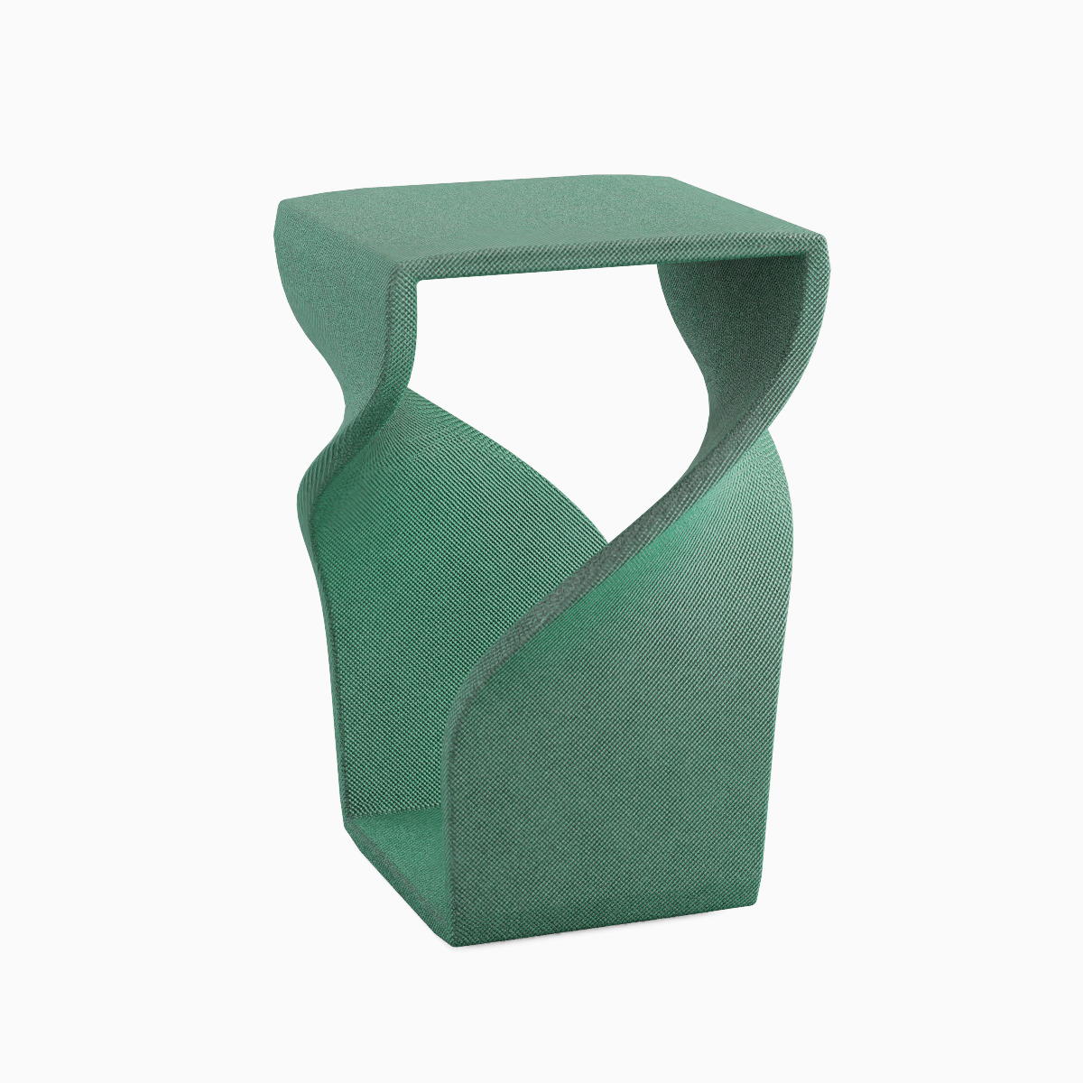 Twisted Stool for Childs Set Low-poly 3D model_8