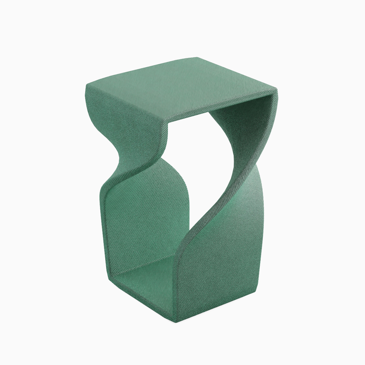 Twisted Stool for Childs Set Low-poly 3D model_12