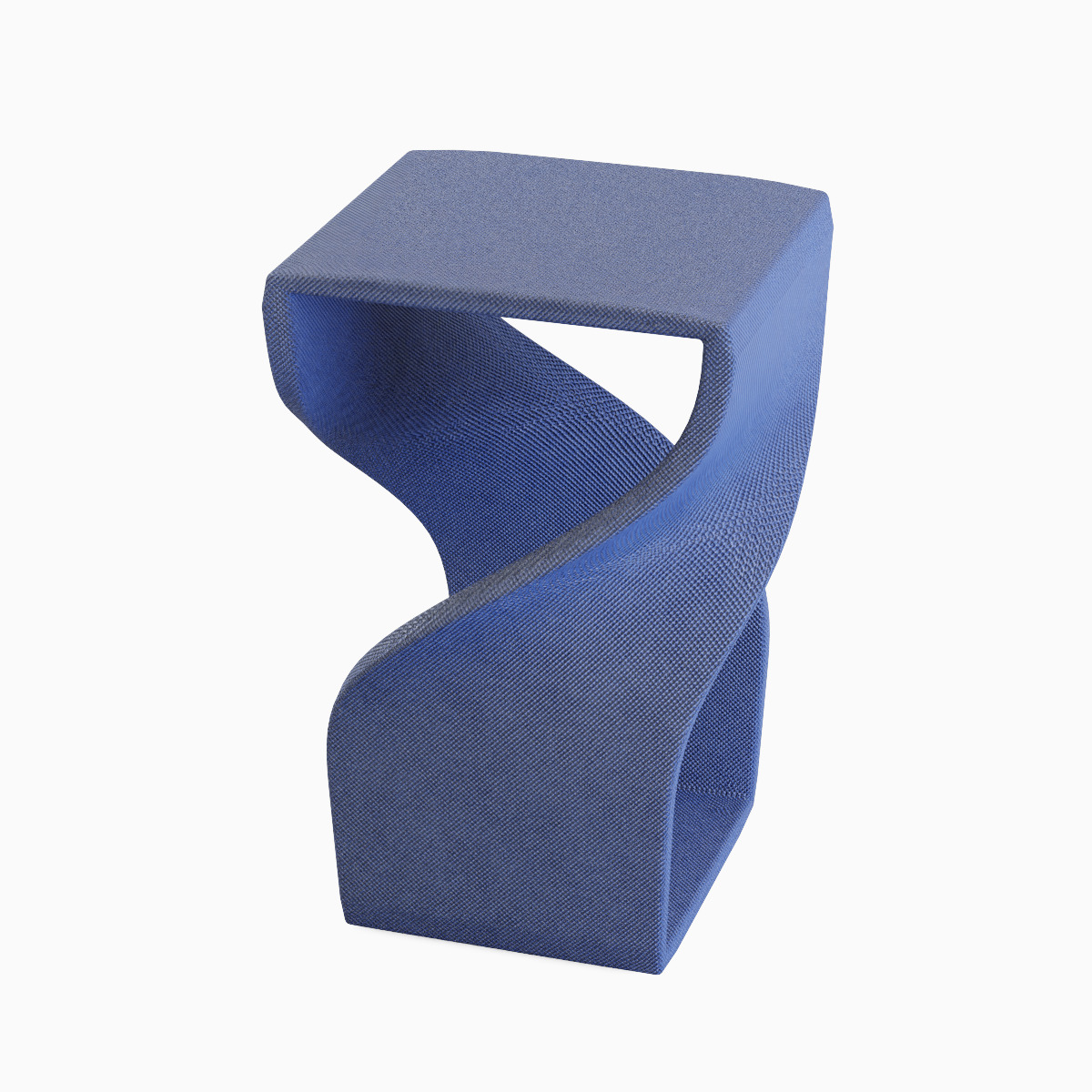 Twisted Stool for Childs Set Low-poly 3D model_17