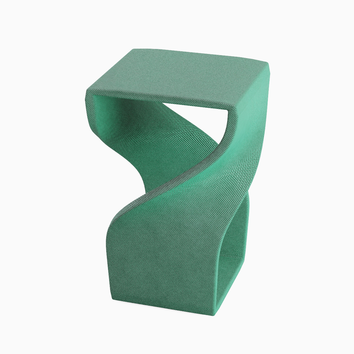 Twisted Stool for Childs Set Low-poly 3D model_11