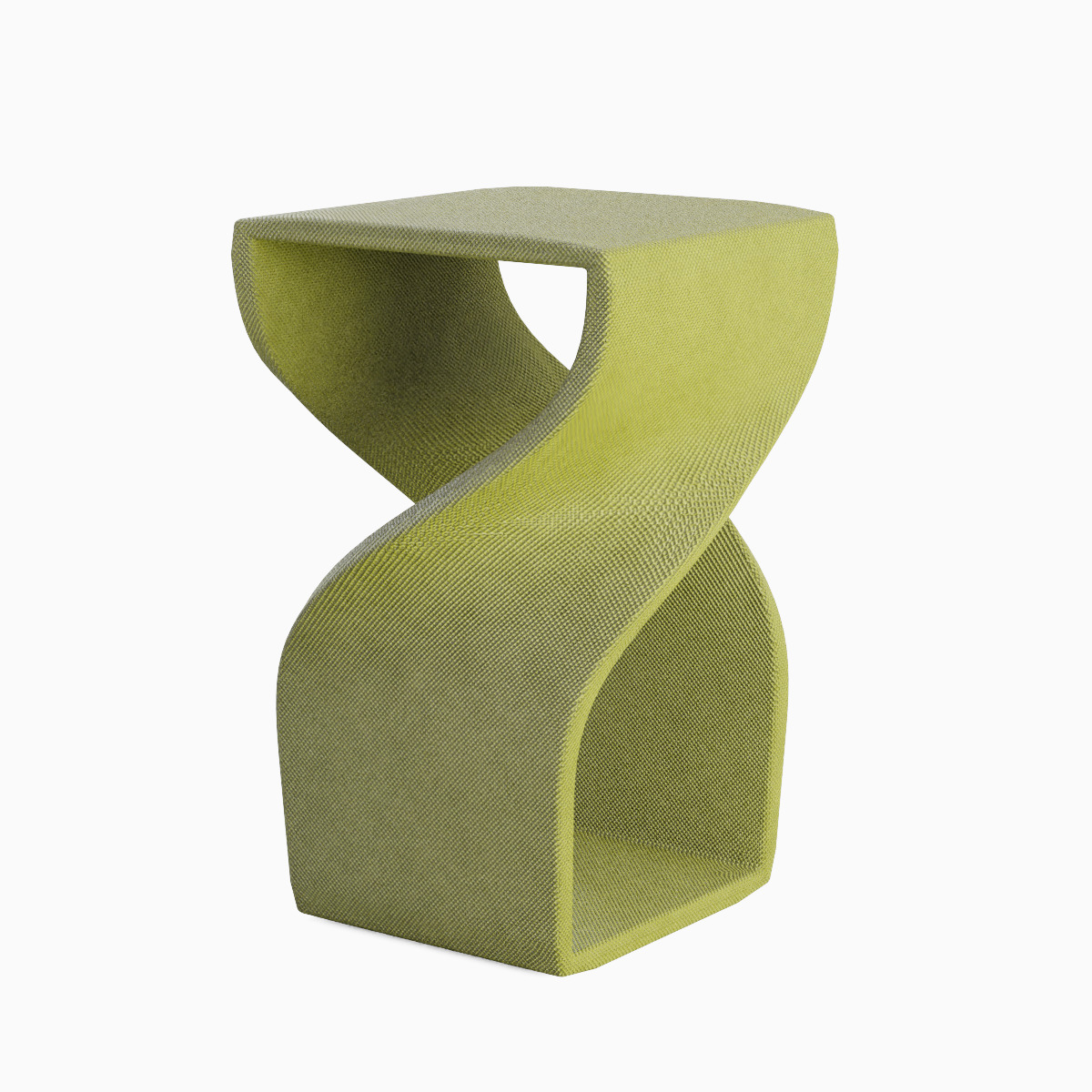 Twisted Stool for Childs Set Low-poly 3D model_22