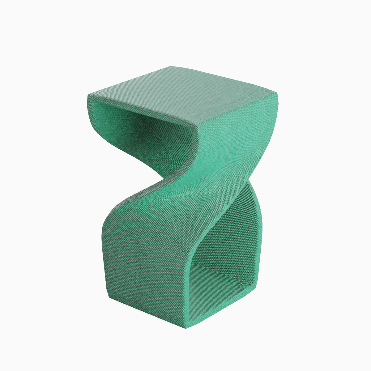 Twisted Stool for Childs Set Low-poly 3D model_13