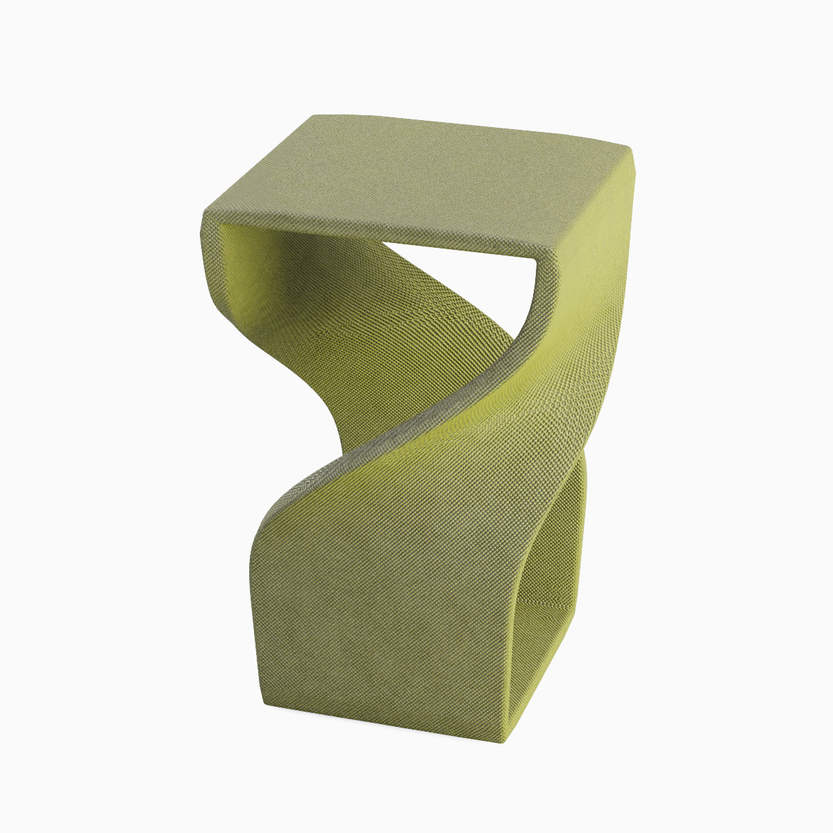 Twisted Stool for Childs Set Low-poly 3D model_23