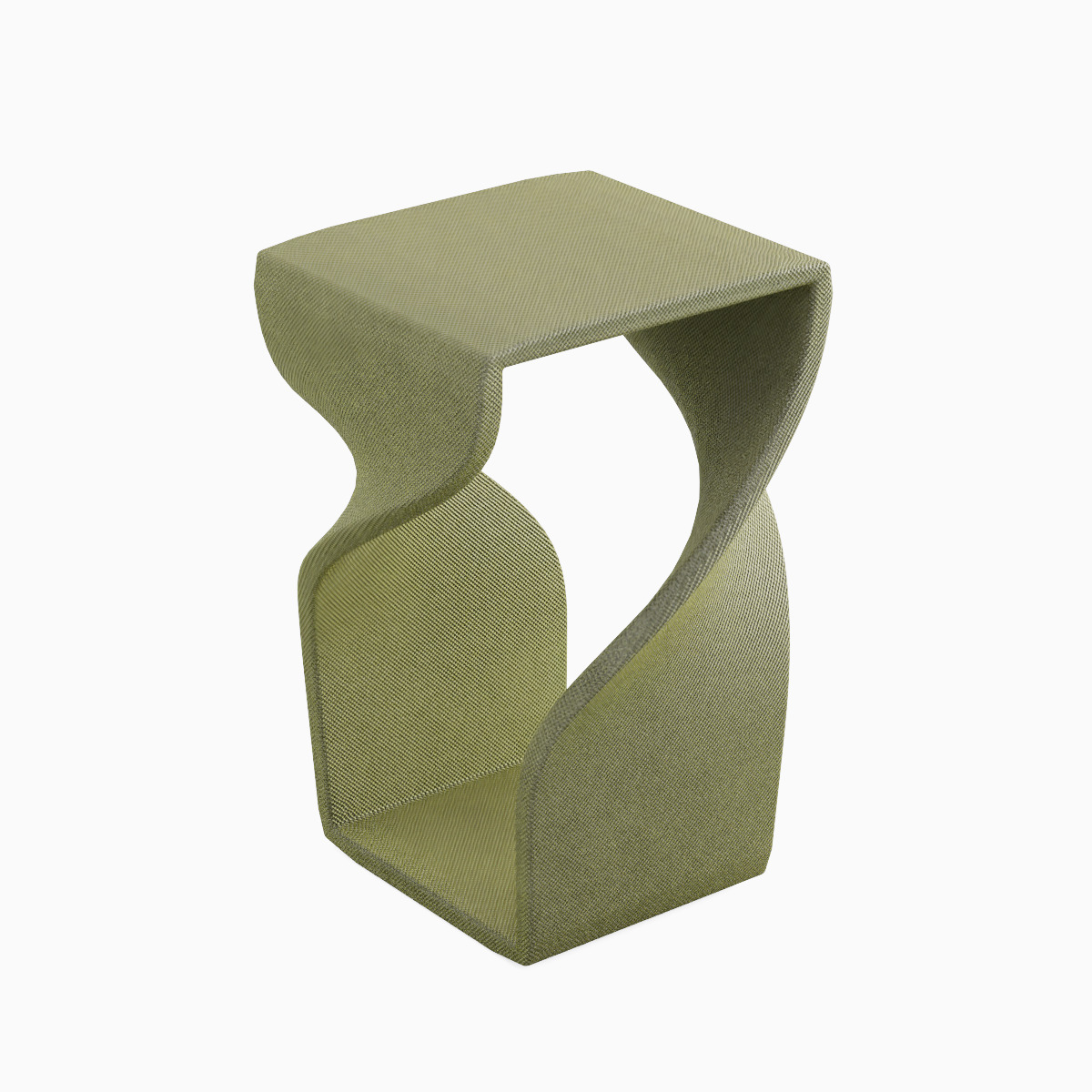 Twisted Stool for Childs Set Low-poly 3D model_24