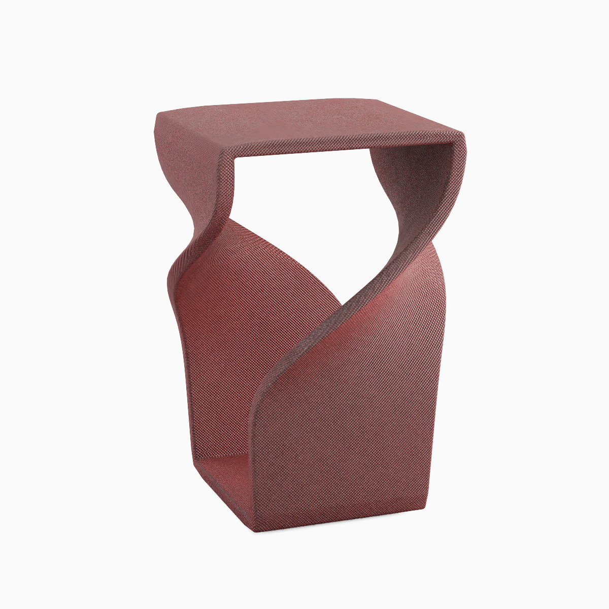 Twisted Stool for Childs Set Low-poly 3D model_2