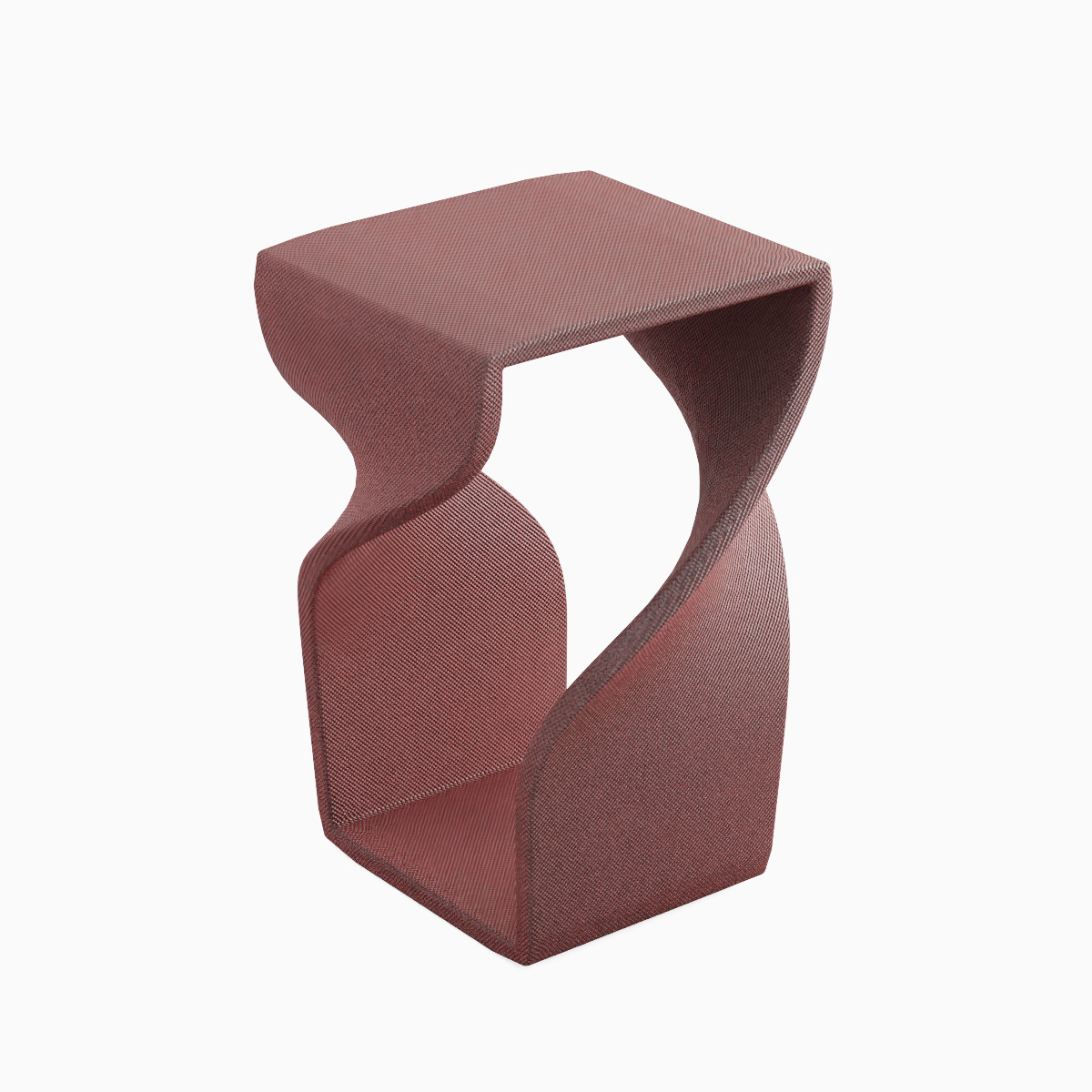 Twisted Stool for Childs Set Low-poly 3D model_6