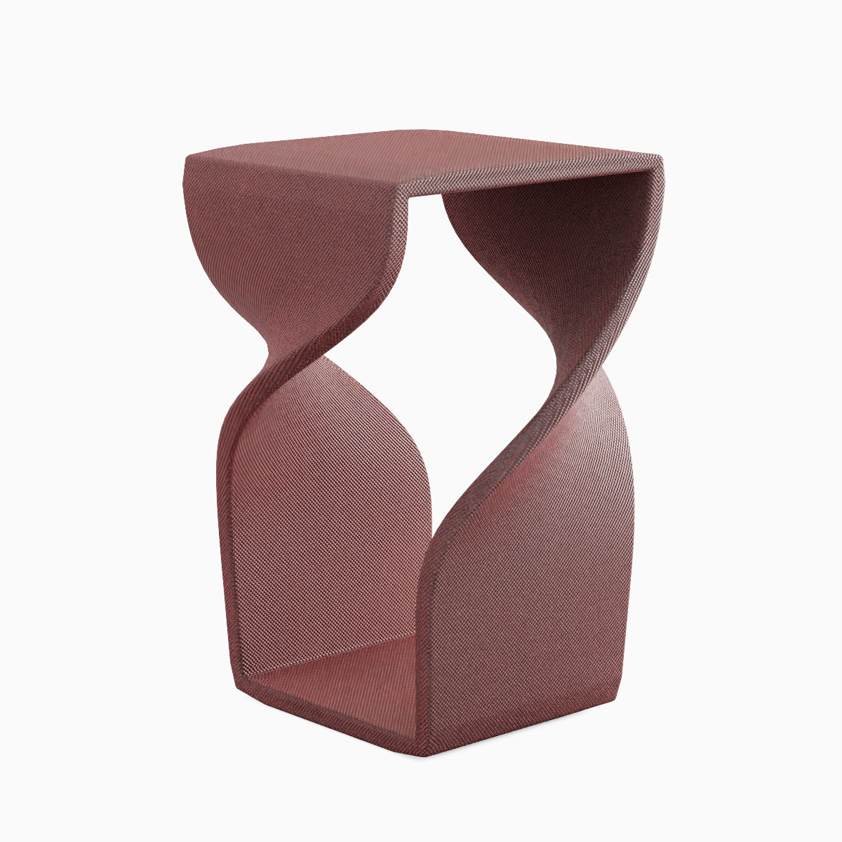 Twisted Stool for Childs Set Low-poly 3D model_3