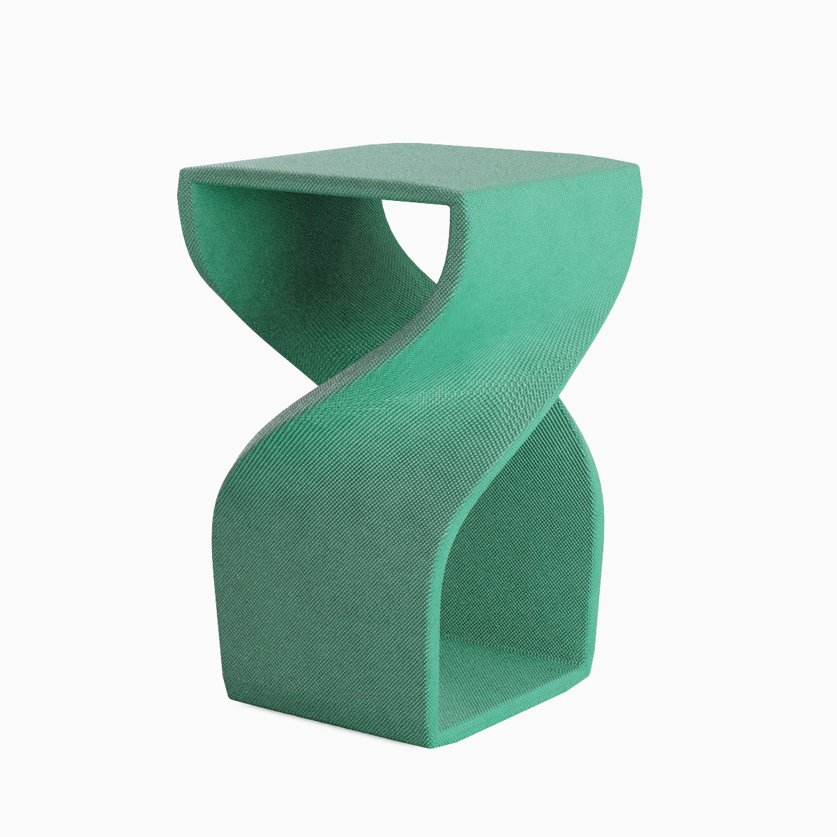 Twisted Stool for Childs Set Low-poly 3D model_10