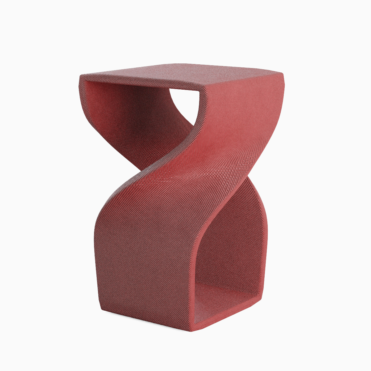 Twisted Stool for Childs Set Low-poly 3D model_4