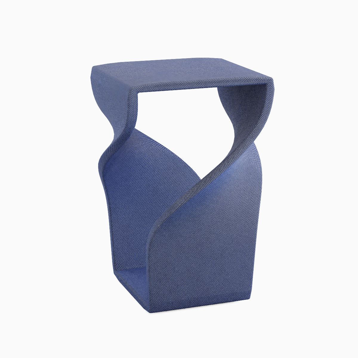 Twisted Stool for Childs Set Low-poly 3D model_14