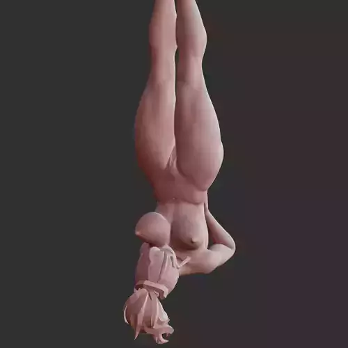 Sexy Anime Goddess Nude NSFW 3D Model STL