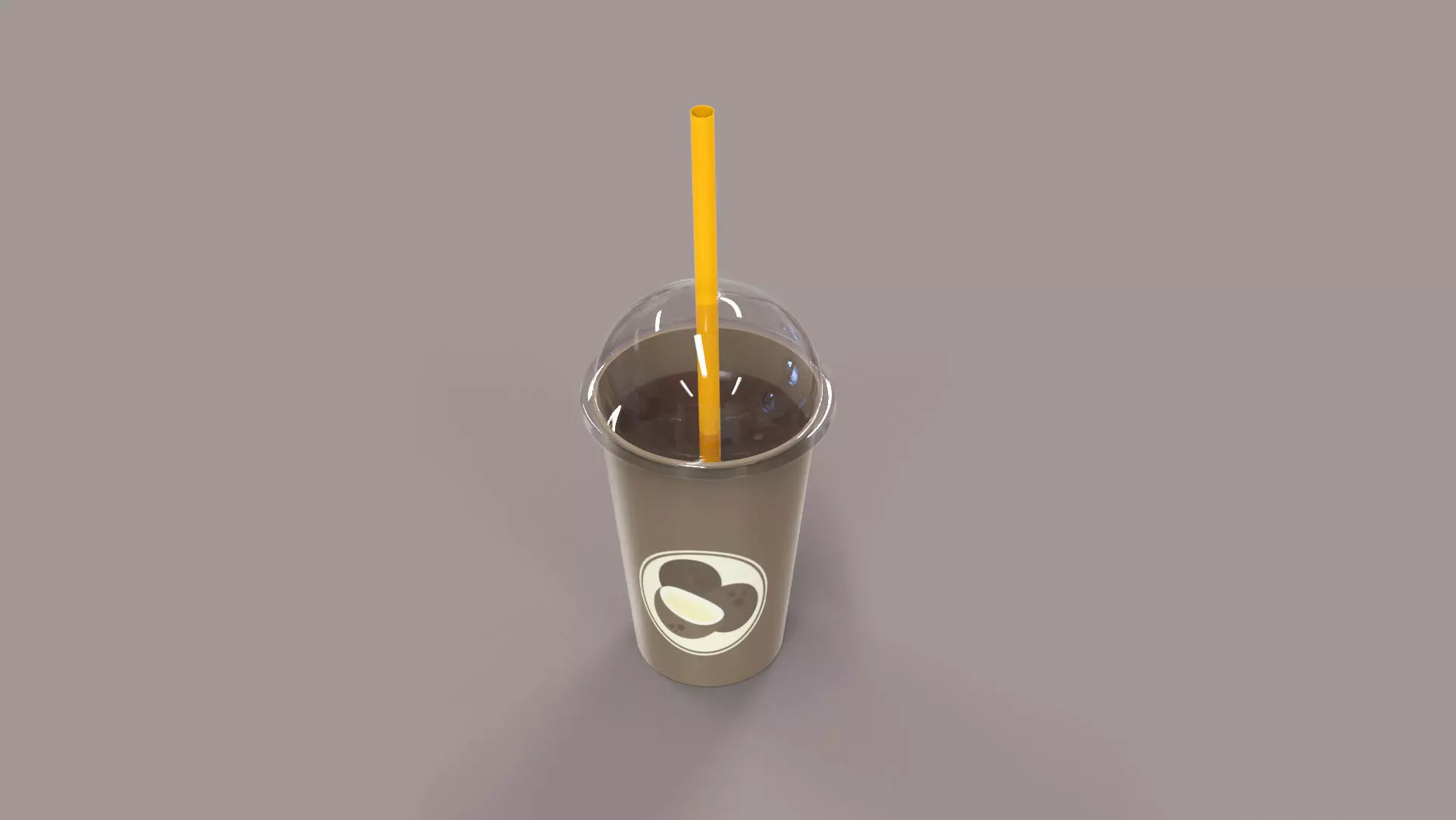 Low-Poly Cartoon Cup Paper 02 Low-poly 3D model_0