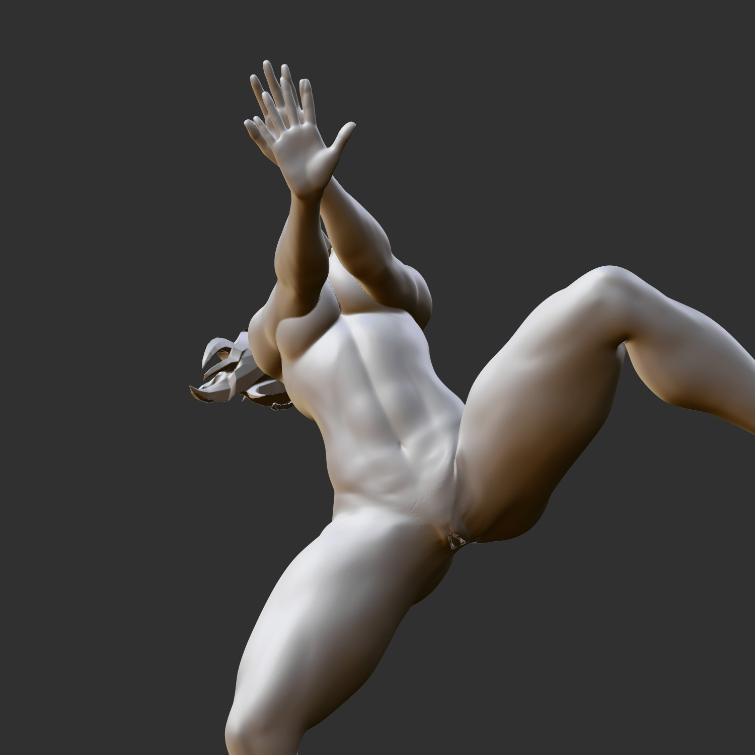 Perfect Figure Anime Babe NSFW 3D STL 3D print model_5